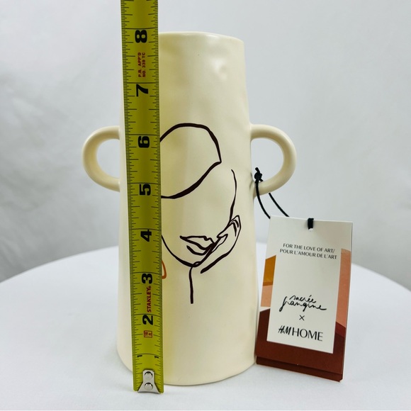 NWT! Sacree Franige x H&M For the Love of Art Collection Vase Women’s Silhouette - Picture 11 of 11
